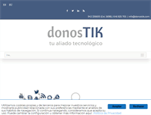 Tablet Screenshot of donostik.com